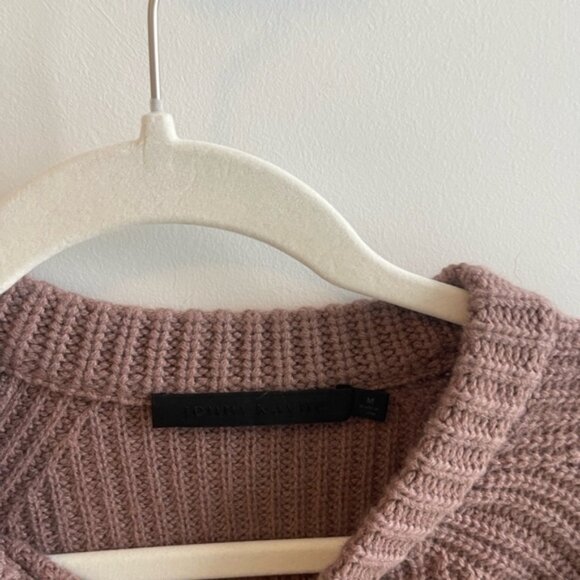 Jenni Kayne Ribbed Knit Sweater - Brown/Purple - Picture 4 of 6